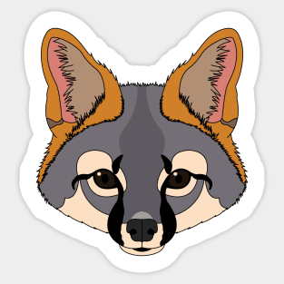 Gray Fox Sticker